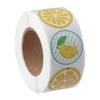 Small Business Cute Fruit Self Adhesive Label Lemon Stickers Stickers Roll