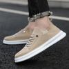 Men's Shoes  Spring and Autumn New Casual Mesh Surface Breathable Summer Slip-on Lazy Lightweight Increase Socks Shoes