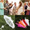 60Cm Women Ladies Cotton Lace Parasol Umbrella Bridal Wedding Party Handmade