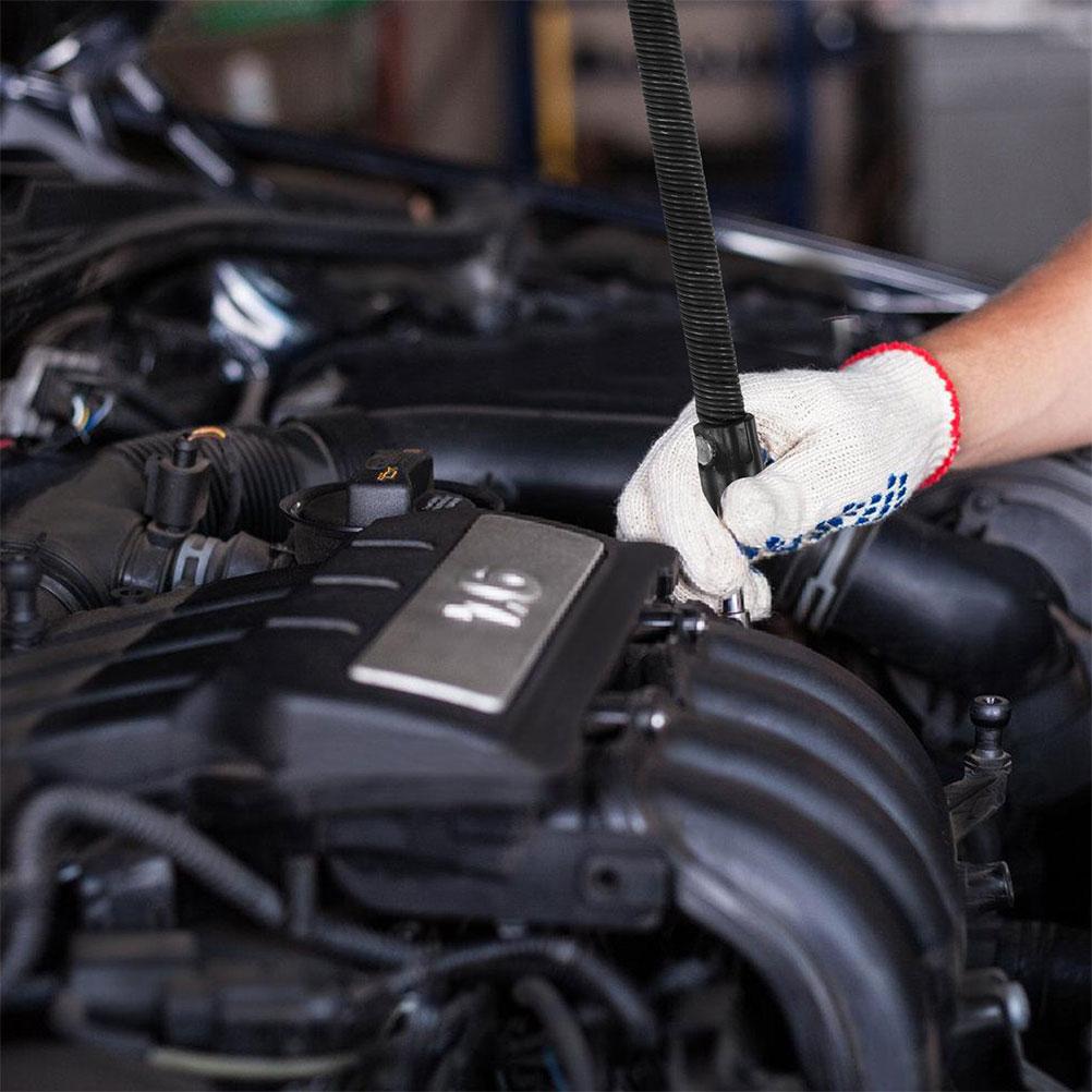 2pcs Metal Socket Extension Rod For Wrench And Socket Flexible Wrench Extender Wrench Sleeve Extension Rod Wrench Extender Bar