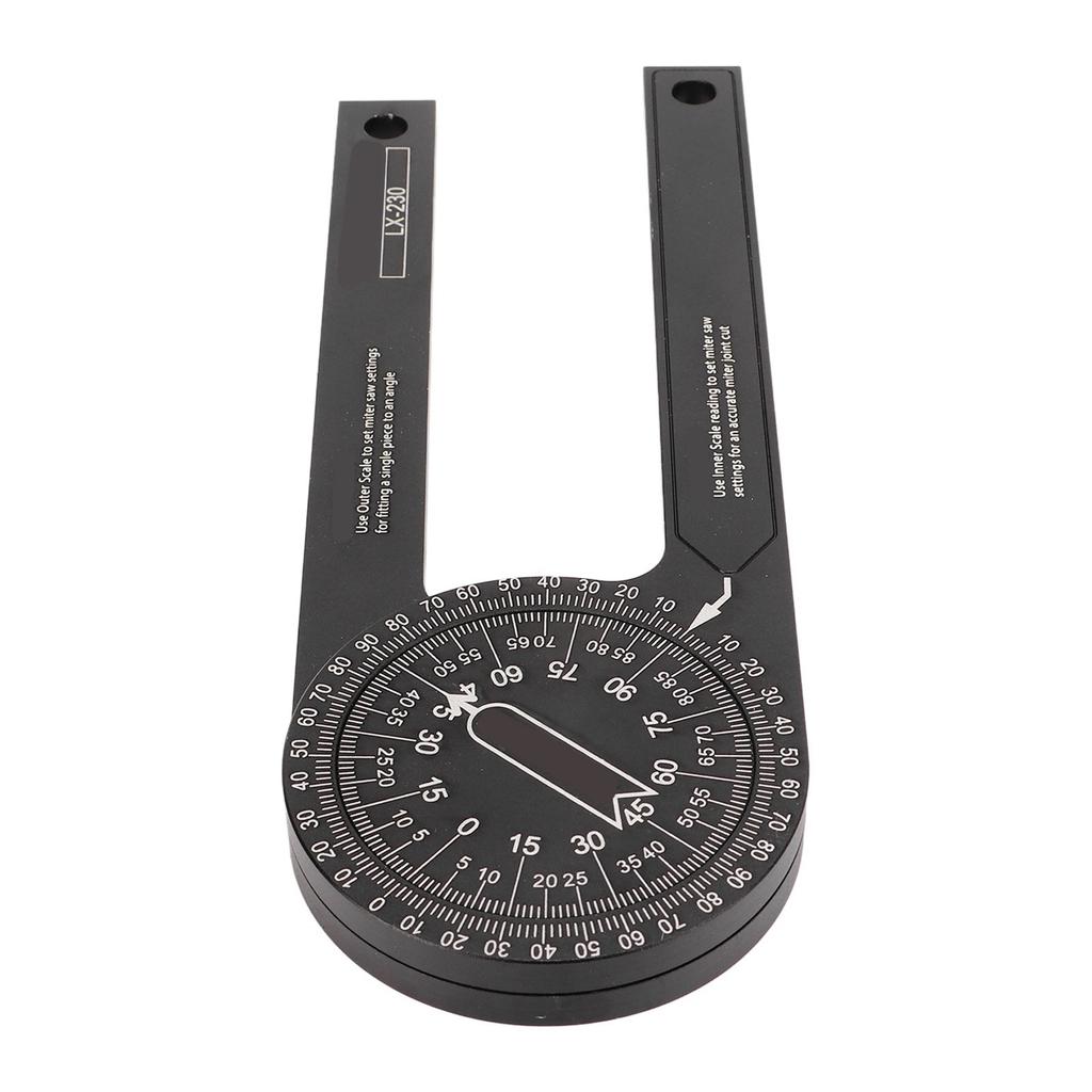 Úhelník pokosové pily 360 stupňů Hledač pokosových úhlů Dřevoobráběcí poziční úhelník