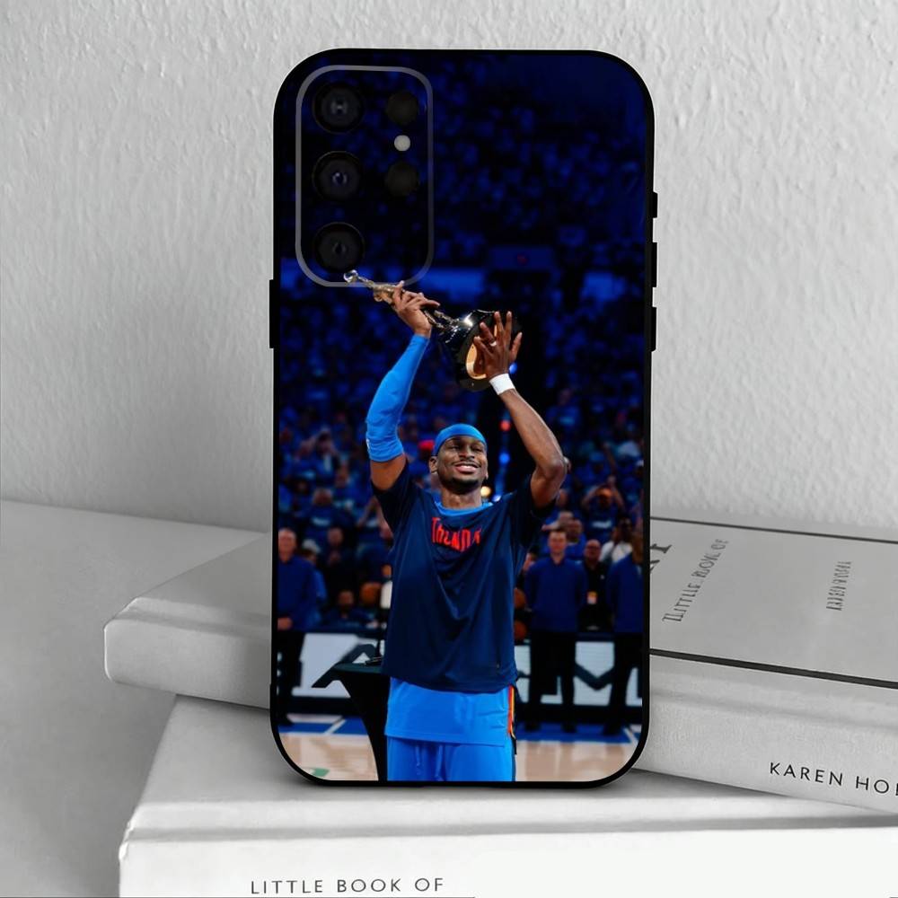 

SGA B-Basketball G-Guard S-Sha Phone Case For Samsung S25,24,23,22,30,21,10,9,Ultra,Plus,Lite,FE,4,5 G Soft Black Case Samsung S25ULTRA