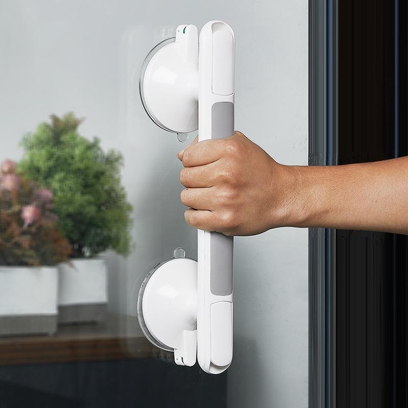 No-Drill Vacuum Suction Grab Bar for Bathroom Safety