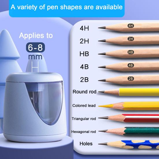 Temperamatite Manuale Portatile Per Studenti - Mini Affilamatite Da Tavolo (1 Pezzo, Colore Casuale)