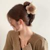 Haarkralle Plüsch Blume Form Haarspange Hinterkopf Haarklammer Leichtgewicht Damen Haarstyling-Werkzeug Haaraccessoires