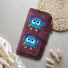 Cute Cartoon Monster Wallet for Women Fashion Long Purse Card Holder