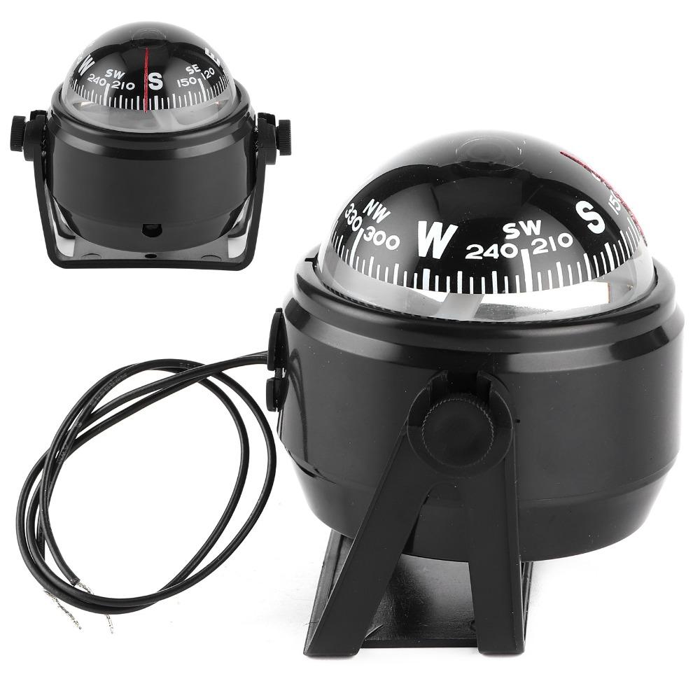 Digital Display Marine Electronic Compass Black Yacht Navigation Compas  Yacht Navigation