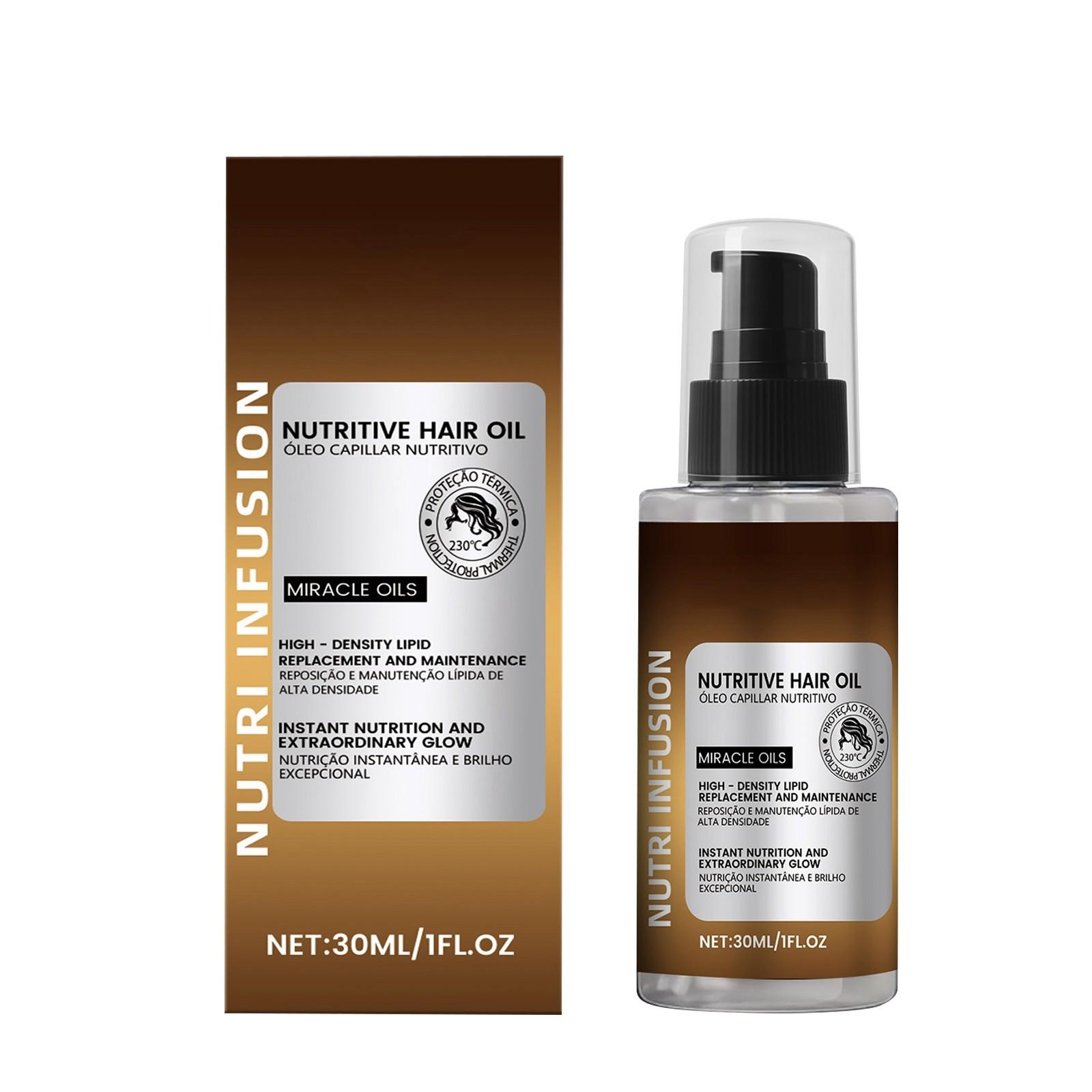 

Питательное масло для поврежденных волос Увлажняющее масло для ухода за волосами Глубоко питает, чтобы уменьшить выпадение и сухость волос, 30 мл коричневый