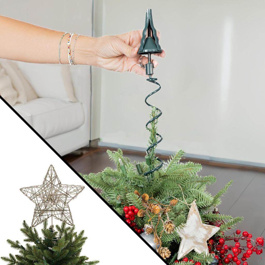 Adjustable Christmas Tree Topper Stand: Secure Your Top Decoration