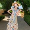 Dopamine Style Summer Beach Dress - Women's Irregular Long Skirt, 2026 Autumn Collection