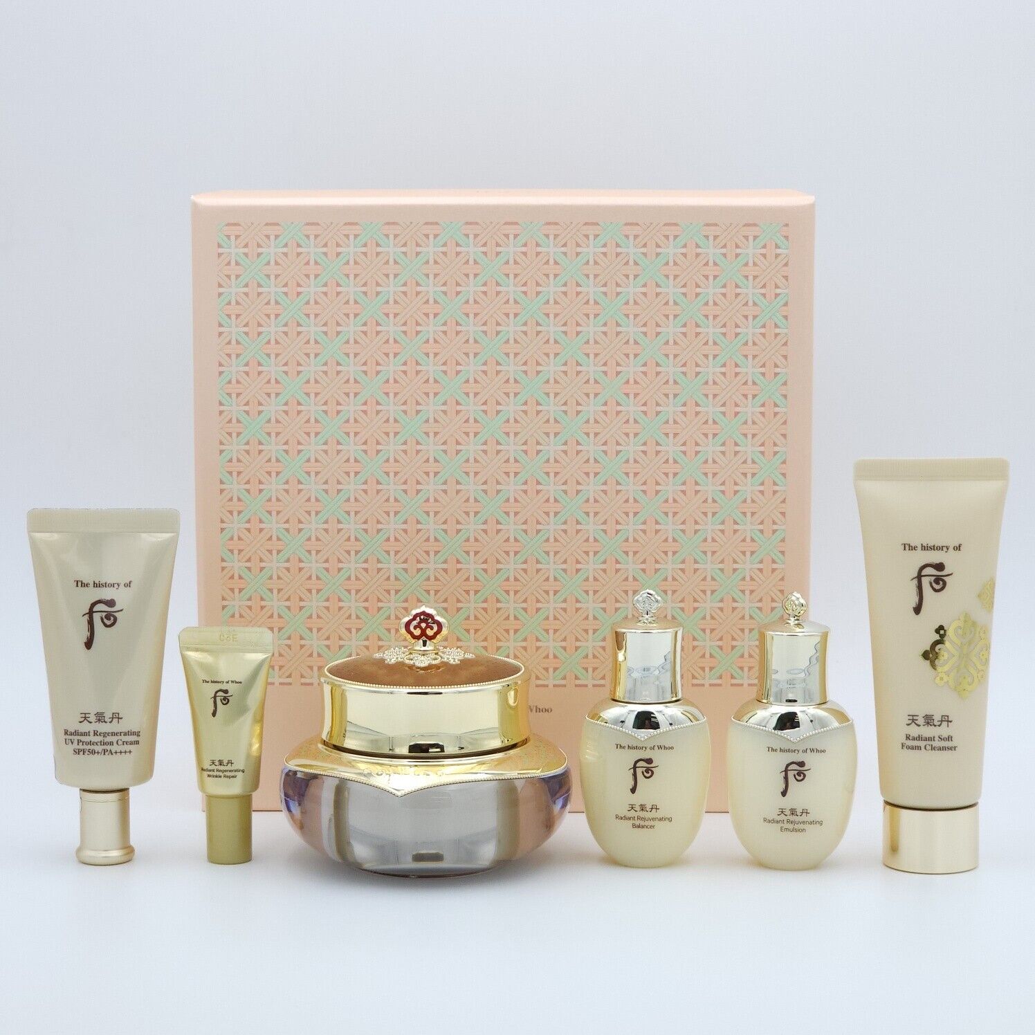 

История Whoo Cheongidan Radiant Regenerating Eye Cream 50ml Специальный набор, Антивозрастной, Увлажняющий, KBeauty, Корейская косметика, пробник