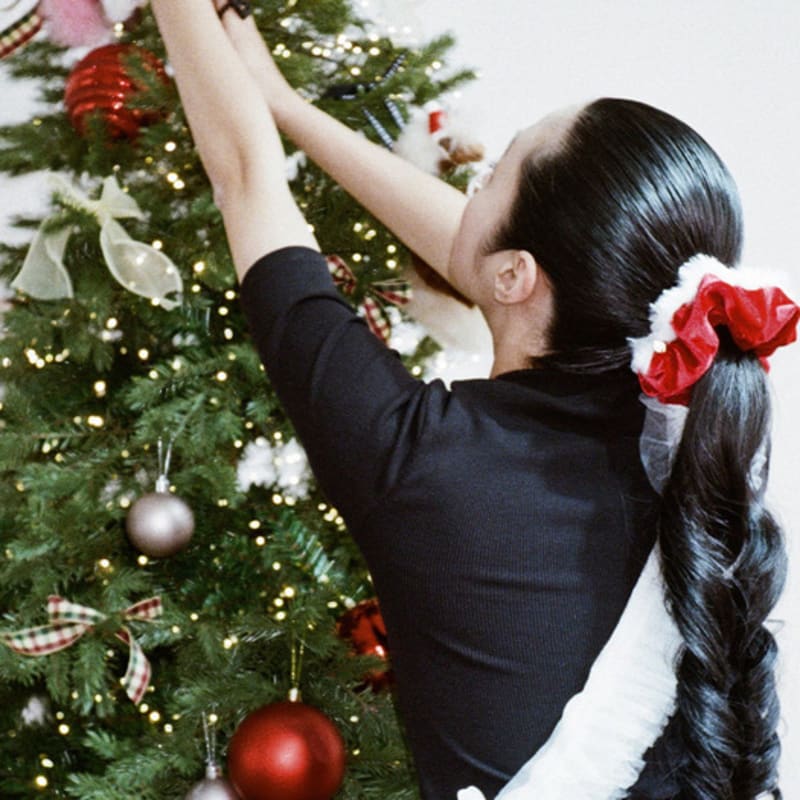 Eireve SANTA GIRL SCRUNCHIE (RED)
