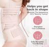 Popular 3 in 1 Postpartum Belt Waist Trainer Slimming Shapewear Abdominal Binder Post Surgery  C Section Body Shaper for Women