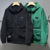 Plus Size 12XL Men's Jacket Windproof Hooded Windbreaker Spring Pocket Mountaineering Jacket Men