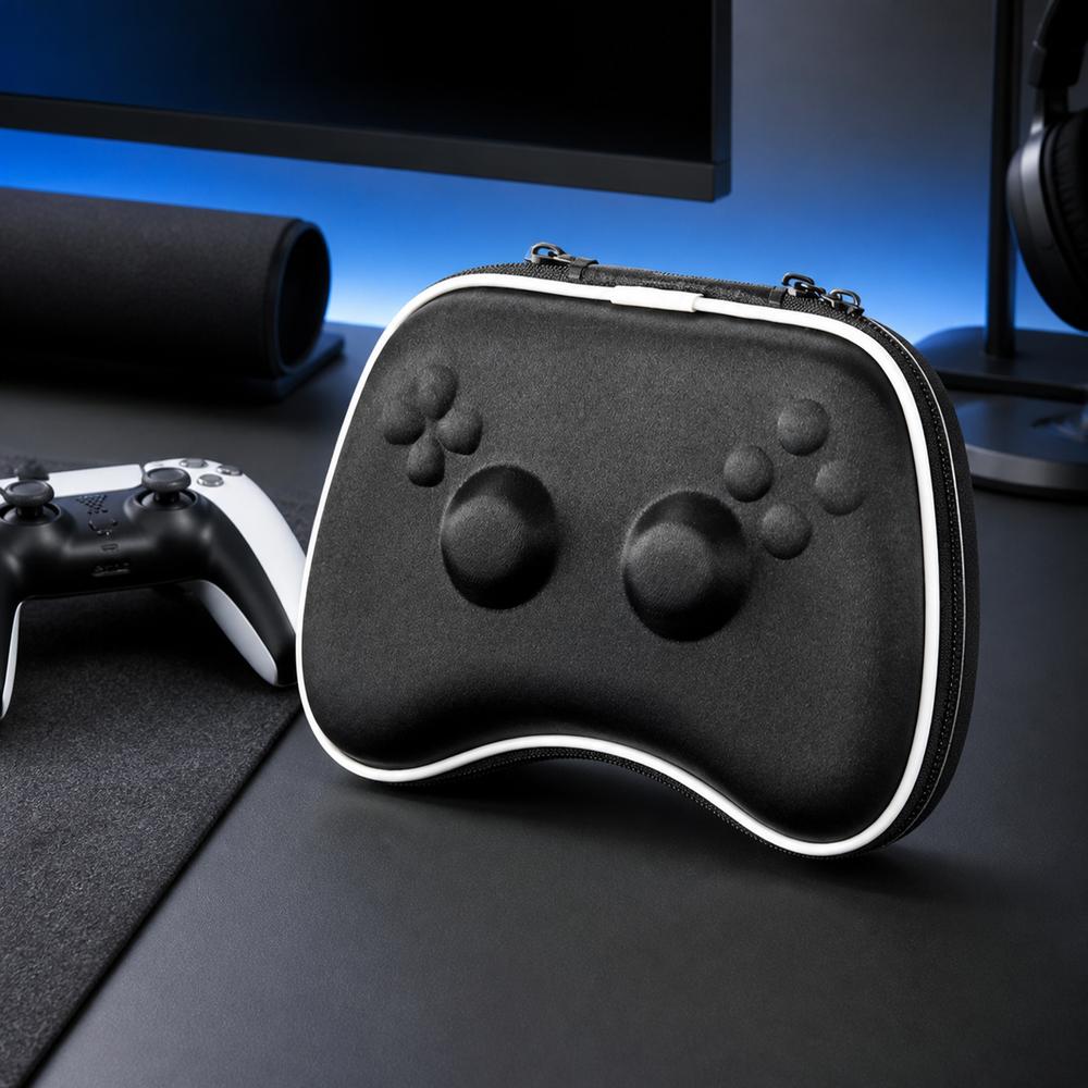 EVA Game Controller Case Protective Zipper Storage Bag for PS5/Xbox/Switch Pro Controller Storage