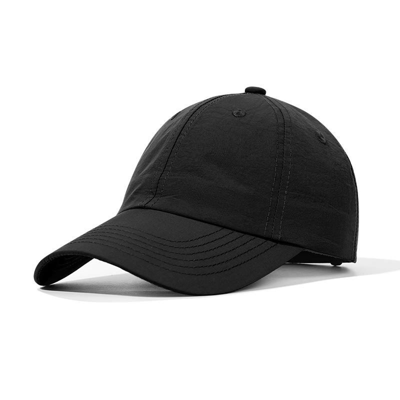 High-grade nylon baseball cap can be printed with embroidered light plate solid color cap hat