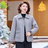 2025 New Plus Size Cotton Jacket for Women: Autumn/Winter Casual Style for Middle-Aged and Elderly Mothers
