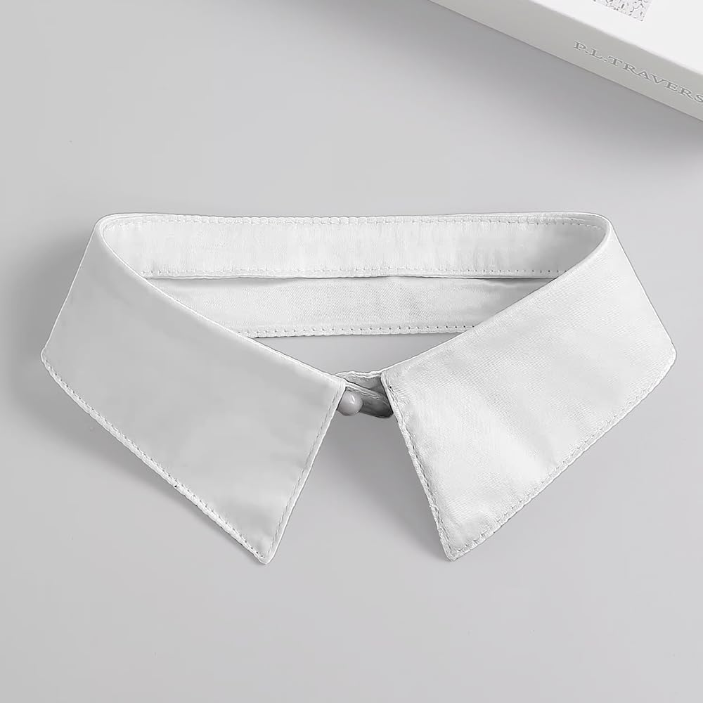 Joyci European New Women s Faux False Collar Lapel Choker Peter Pan Necklace (04)
