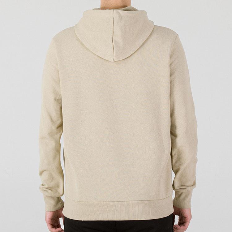 Puma Logo Print Hoodie Men Tops Off-White 536305-64