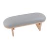 High-End Nail Art Cushion Set: Natural Wood Base & Japanese Leather Tools