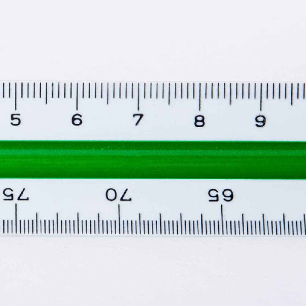 STAEDTLER Triangular 561 Ruler, Plastic, 98-4BK