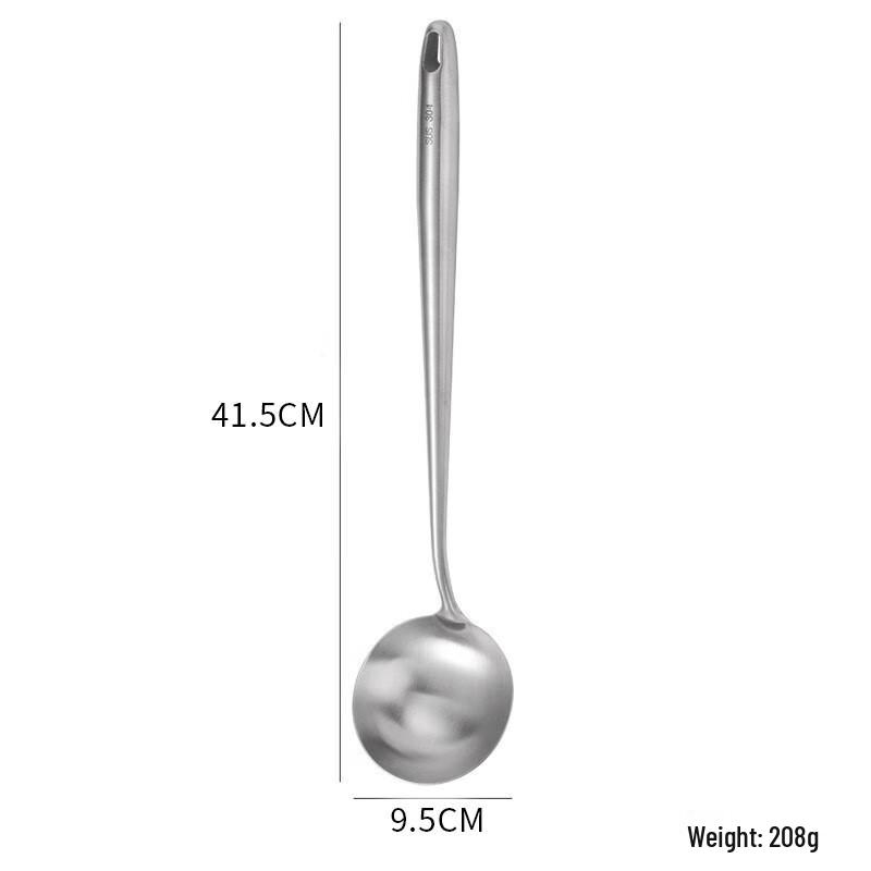 

Jingyuheng 304 Stainless Steel Long-Handle Stir-fry Spoon
