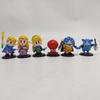 6 Stück/Set The Legend of Zelda Link Niedliche Version Anime-Figur Spiel-Peripherie-Sammlung Modell Actionfigur Puppen Spielzeug