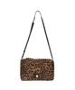 Tooamo Bella Suede Box Bag Leopard