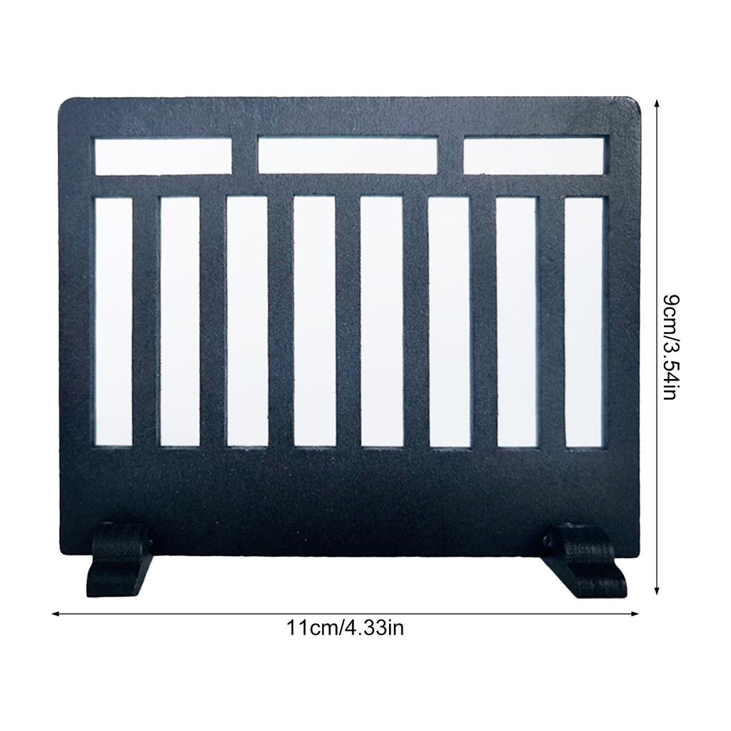 Japanese Style Wooden-Screen Ornament for Home Decoration Photography Prop Natural-Wood Material