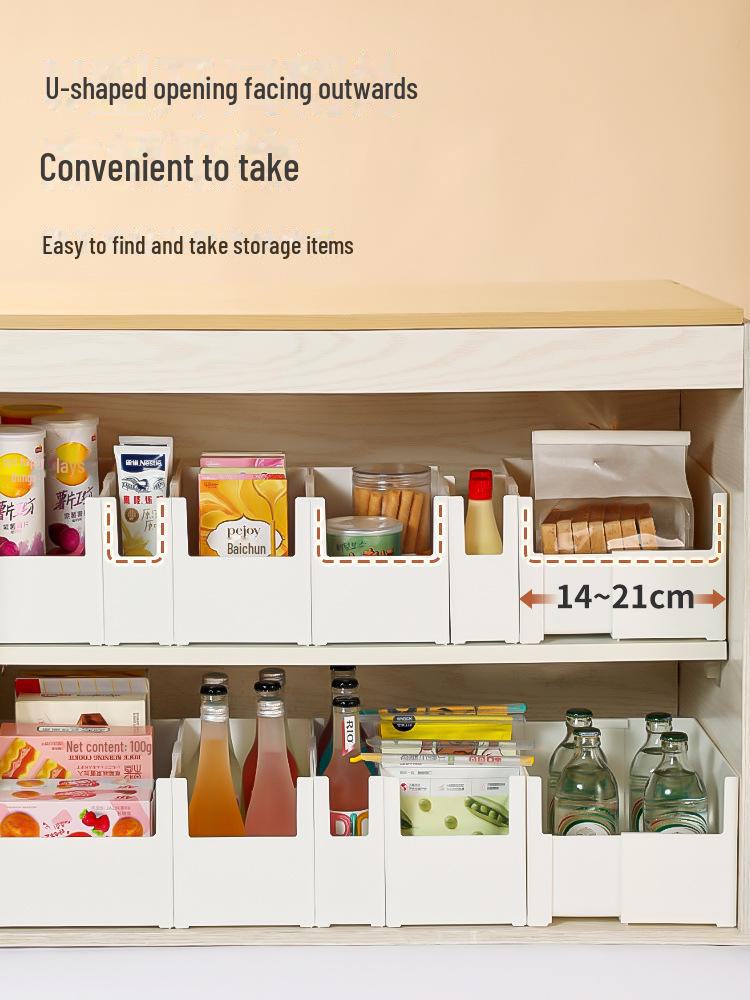 Retractable Kitchen Cabinet Storage Box: Under-Sink, Desktop, Right-Angle Organizer