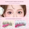 Anti-Stick Glue Tweezers for False Eyelashes, Suitable for Eyelash Extensions, Eyelash Curler