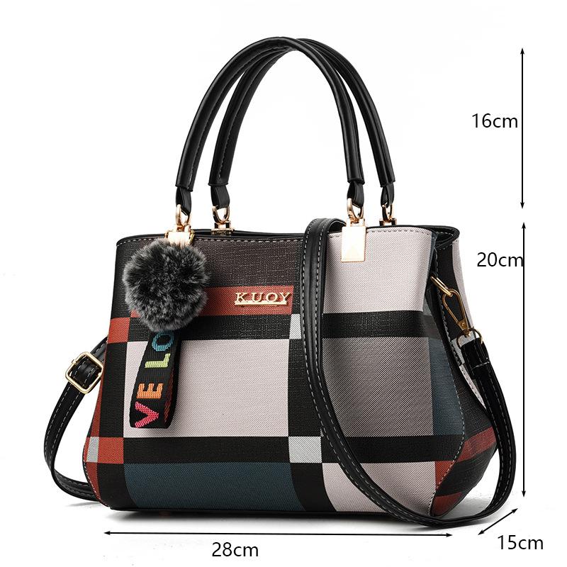 Sacs Bandoulière Décontractés en Cuir PU pour Femmes Dames Sacs Tote de Marque de Luxe Sac à Main Féminin Grande Capacité Sac à Bandoulière de Voyage Sac