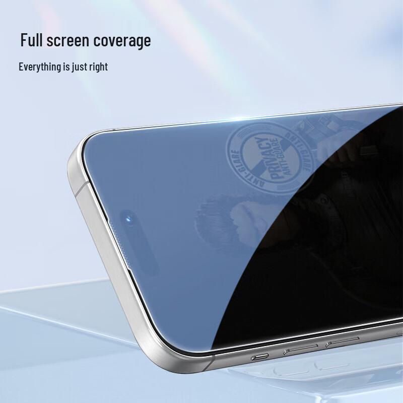 Apple iPhone 15 Pro Matte Privacy Tempered Glass Screen Protector