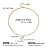 Summer Dopamine Multi-Colored Stone & Pearl Necklace with Gold-Plated Chain
