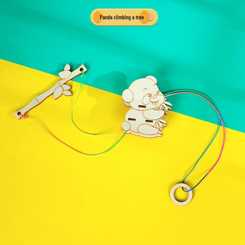 DIY Science Kit: Tree-Climbing Panda Rope Climbing Experiment