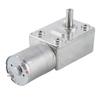 DC 12V Reduction Motor 100RPM Reversible High Torsion Worm Geared Motor