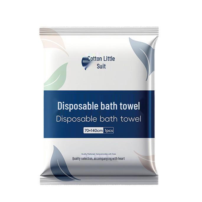Individually Packaged Portable Disposable Bath Towels—Thickened and Enlarged for Travel, Hotels, and Guesthouses