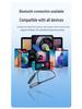 i58 Bluetooth Neckband Headphones: Wireless In-Ear with Large Battery Display, Ideal for Sports, Universal Compatibility with Smartphones