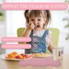 2-Piece Non-Slip Silicone Toddler Placemat Set