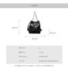 Leisure Locomotive Wind Commuter Large Capacity Backpack New Fashion Chain Backpack Leisure Bucket Bag