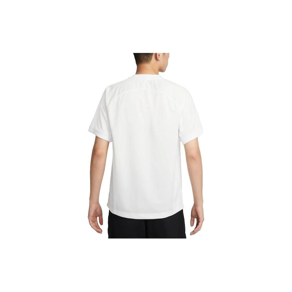 Nike Solid Color Crew Neck Short Sleeve T-Shirt Men Tops White DX8635-121