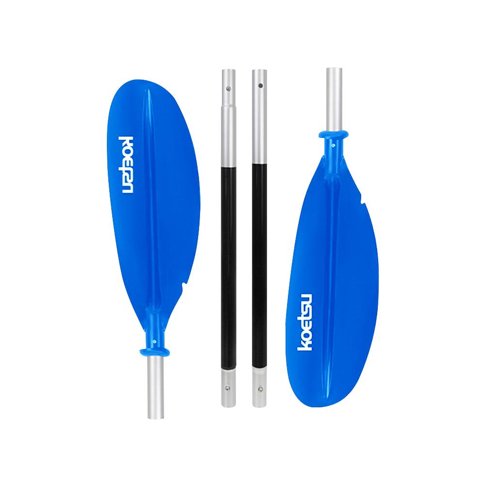 4-Piece Two Way Paddle Adjustable Double-Head Surfpaddle Aluminium Alloy Stand Up Paddleboard Paddles for Canoe Kayaking