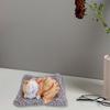 Sleeping Cat Plush Toy with Soft Faux Fur Bamboo Charcoal Bag Air Purifier Car Decor Realistic