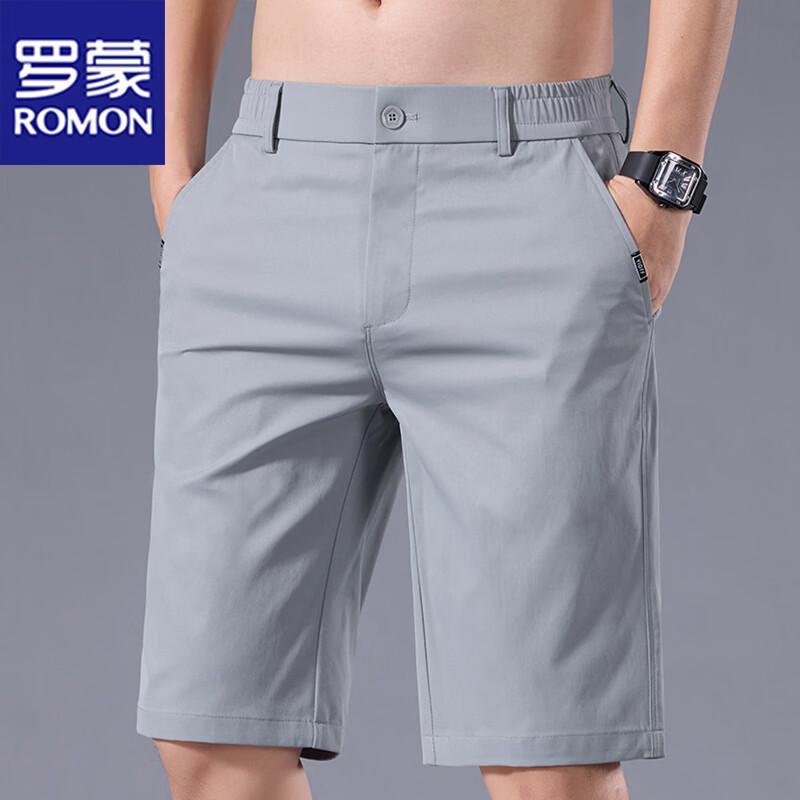 ROMON Men s Summer Ice-Feel Breathable Casual Shorts 29 светло-серый