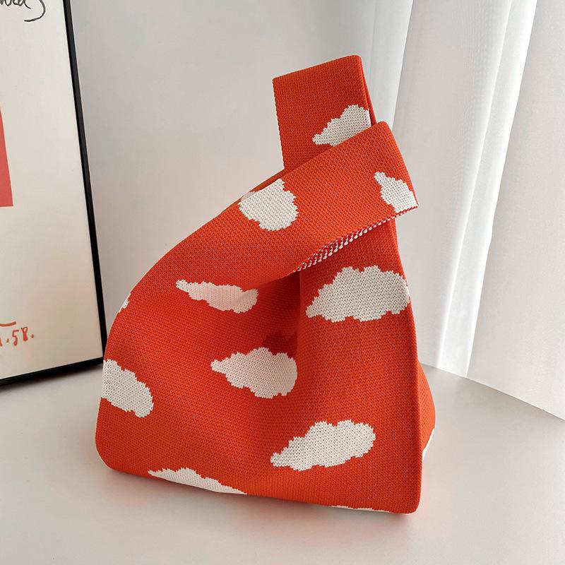 Colorful Knitted Handbags: Women's Fashion Shoulder Bags & Vest Waistcoat Styles