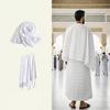 Natural  Ehram Ahram Hajj and Umrah Towel Set Ihram for Men 110×210 Cm (43×82.68 In) Islamic Clothing Ihram Towel Set