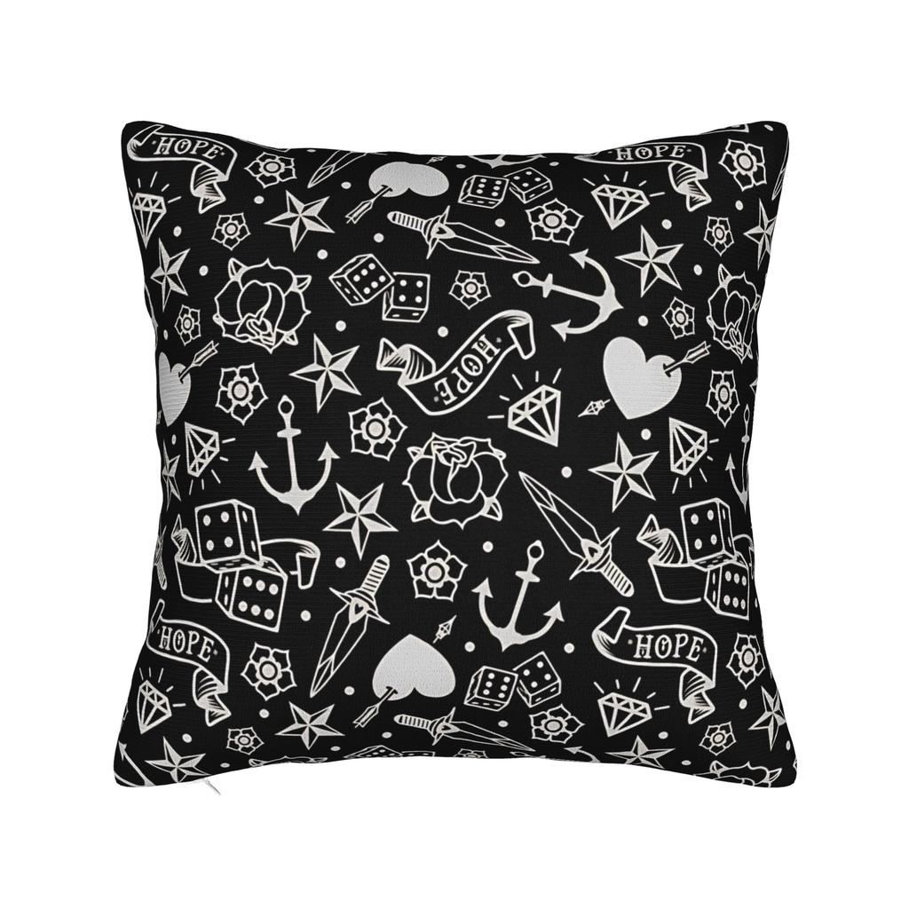 Pillow Cover Flying Leaping Pig Funny Pillow Case For Living Room Sofa Pillowcases