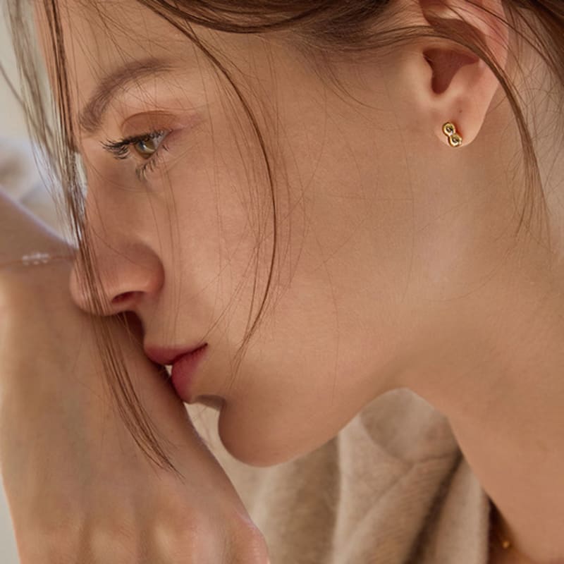PAIGEFLYNN JEWELRY [925 Silber] Mini Duplin Ohrringe