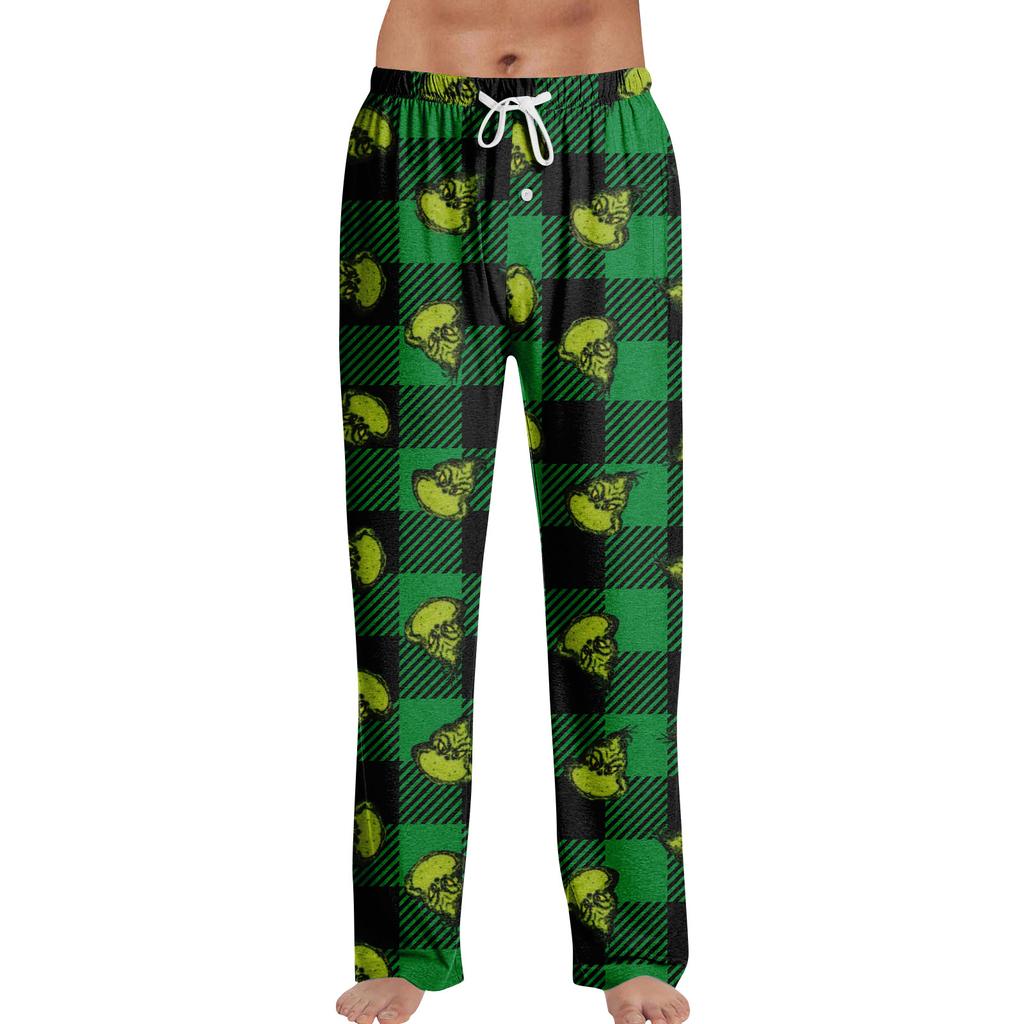 Pyjamahose Nachtwäsche Lässige Kordelzug Elastischer Bund Hose Bequeme Gerade Yoga Lockere Hose