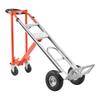 VEVOR 4 In 1 Hand Truck, 453.6 Kg Load Capacity for 4-Wheel Mode, Convertible Hand Truck Dolly with Non-Slip Handle & Wheels